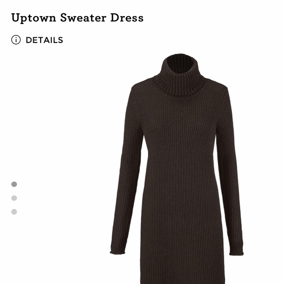 cabi uptown sweater dress